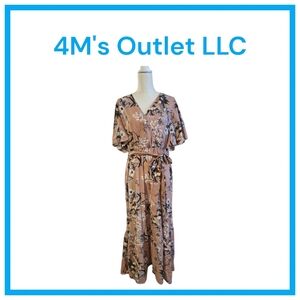 Women's Plus Size Floral Dress